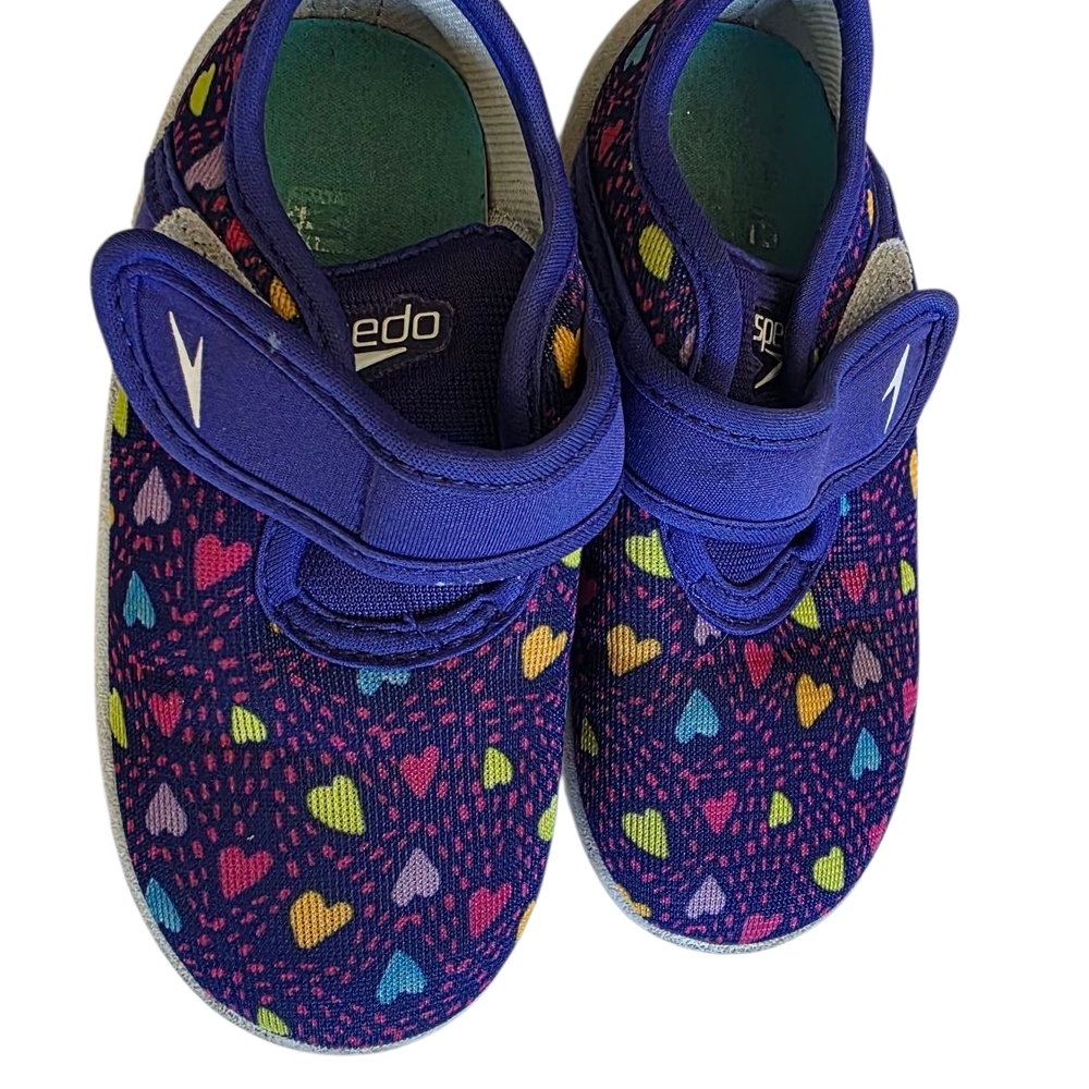 🩵🩷🧡💛💚Speedo Multicolor Heart Water Shoes
